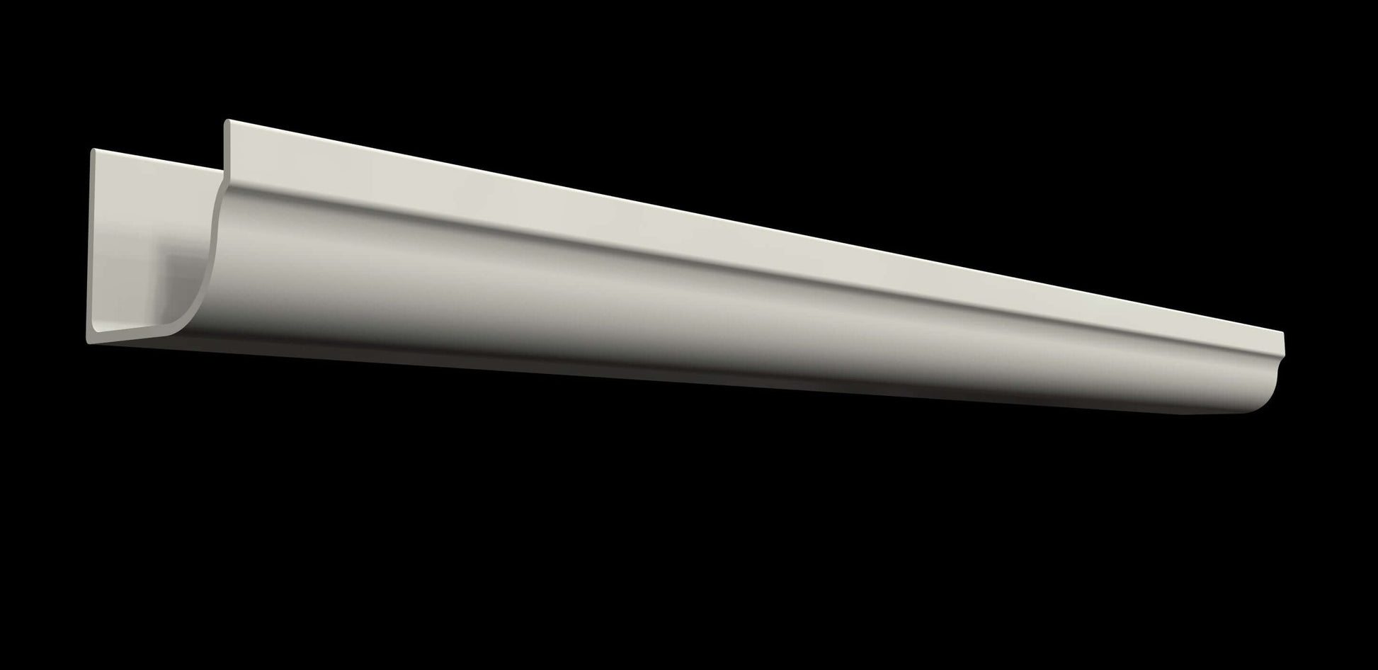 40' White 4" X 5" Fiberglass Gutter (FG6040) | 40' White 4" X 5" Fiberglass Gutter (FG6040) | Durable 40' white fiberglass gutter (4" x 5") for efficient water drainage. Lightweight, corrosion-resistant & ideal for residential or commercial use.