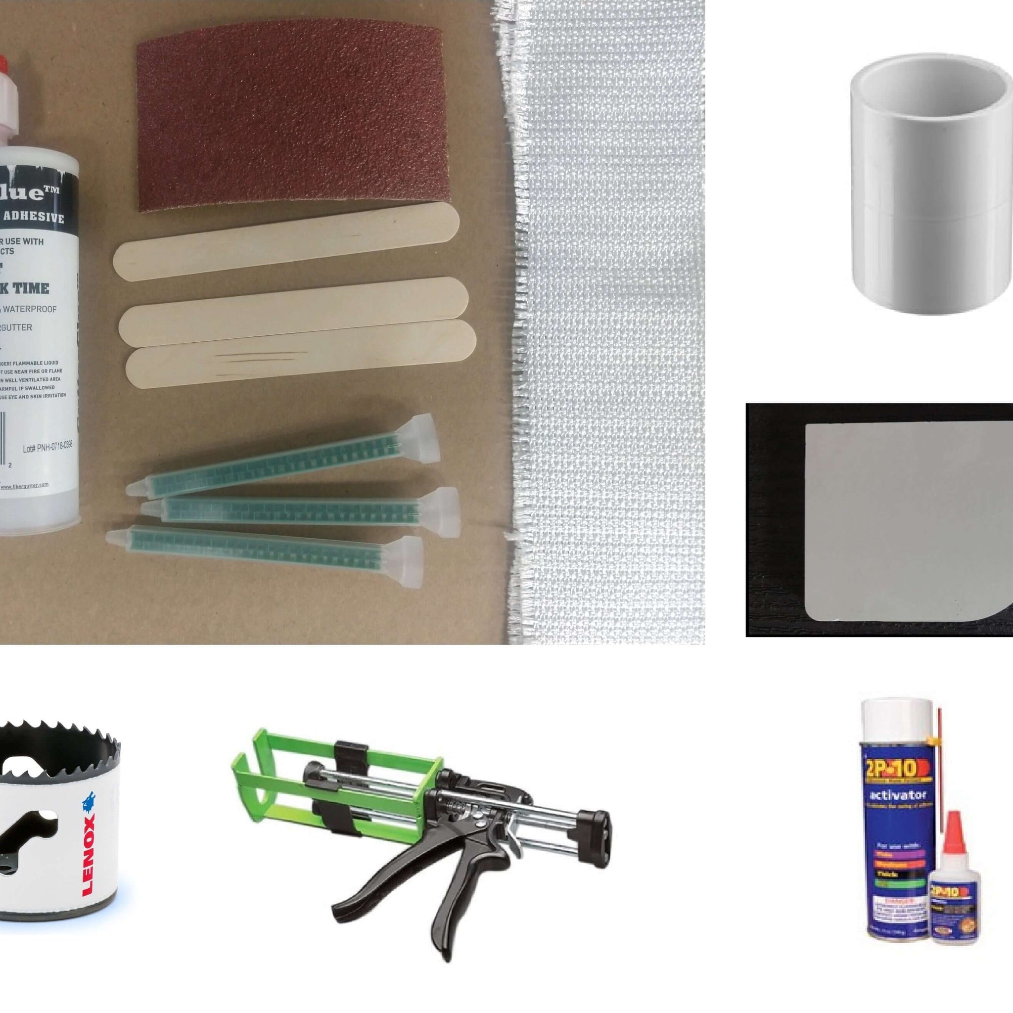 Fiberglass Gutter Accessories | ${meta-title} | ${meta-description} | Halifax Building Supply