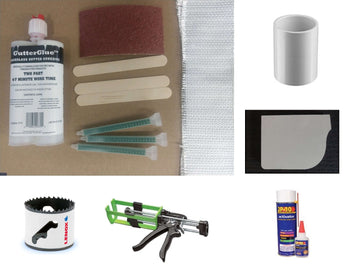 Fiberglass Gutter Accessories | ${meta-title} | ${meta-description} | Halifax Building Supply